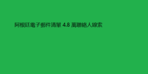 阿根廷電子郵件清單 4.8 萬聯絡人線索 